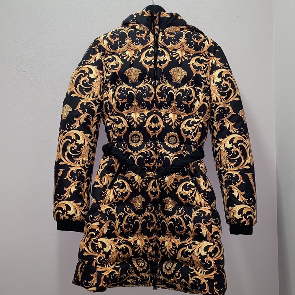 Versace Barocco Puffer Coat
